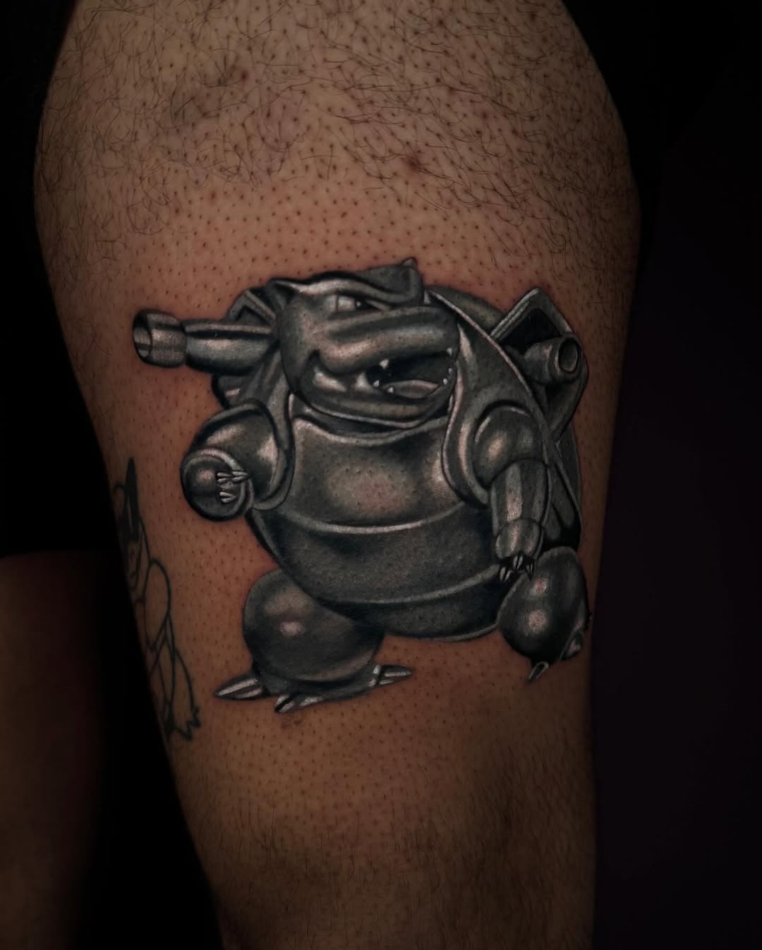 Tattoo by @melanytattoos — realism, black_and_grey
