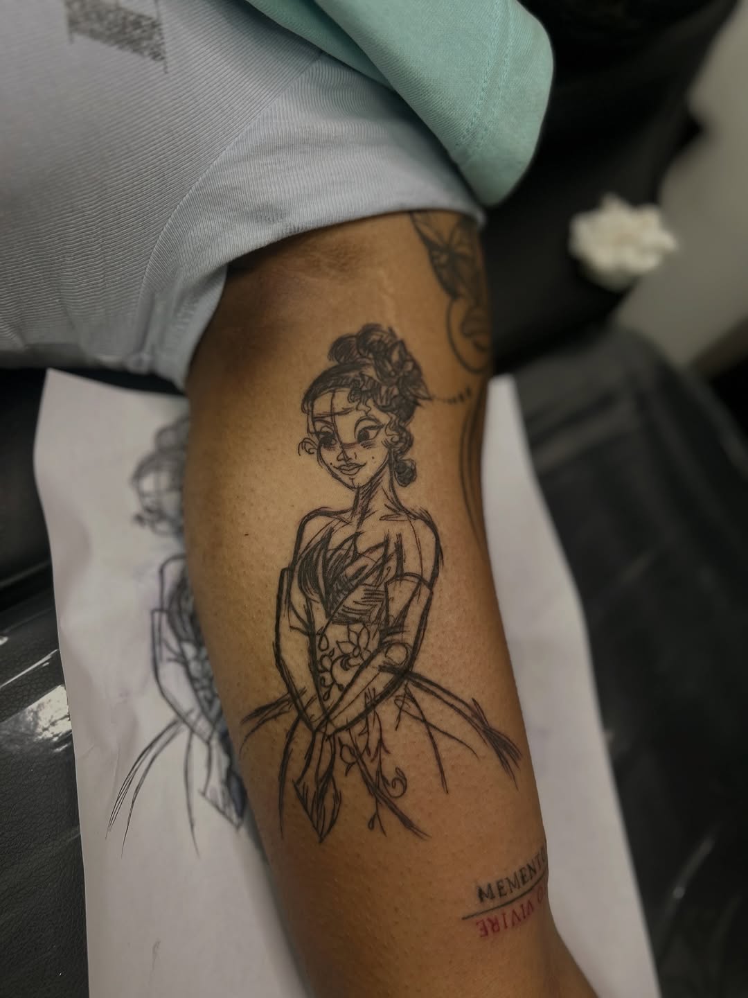Tattoo by @misfitink — sketch