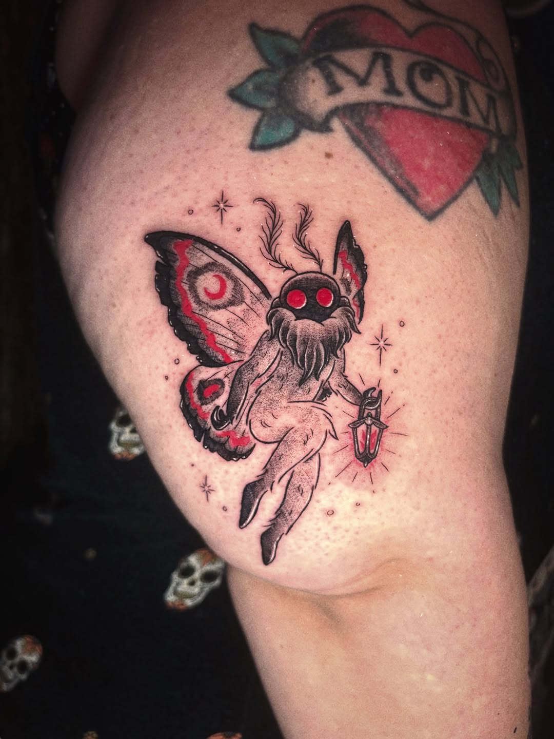 Tattoo by @witching.hourrr โ new_school, black_and_grey