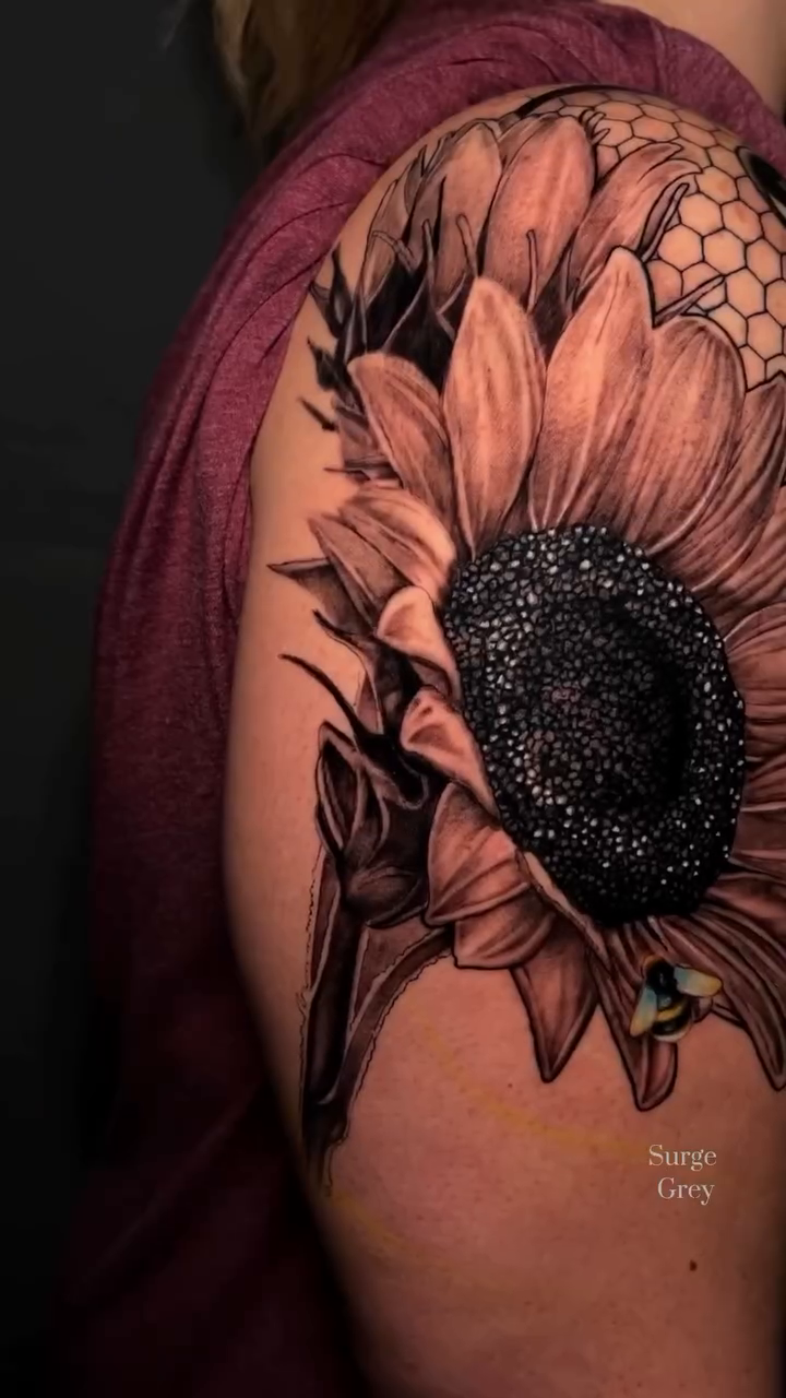 Tattoo by @surgegrey — realism, black_and_grey