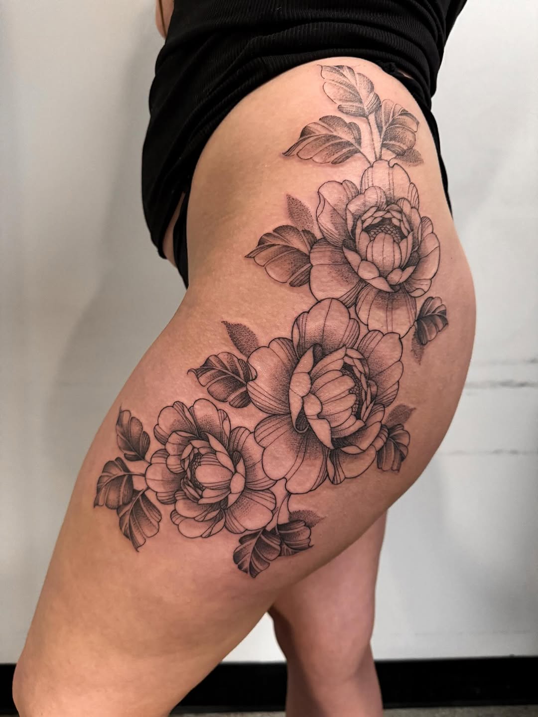 Tattoo by @loganficktattoos — black_and_grey, fine_line