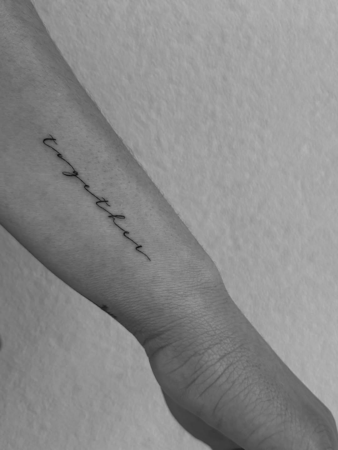 Tattoo by @marked.creativestudios — fine_line, lettering_script