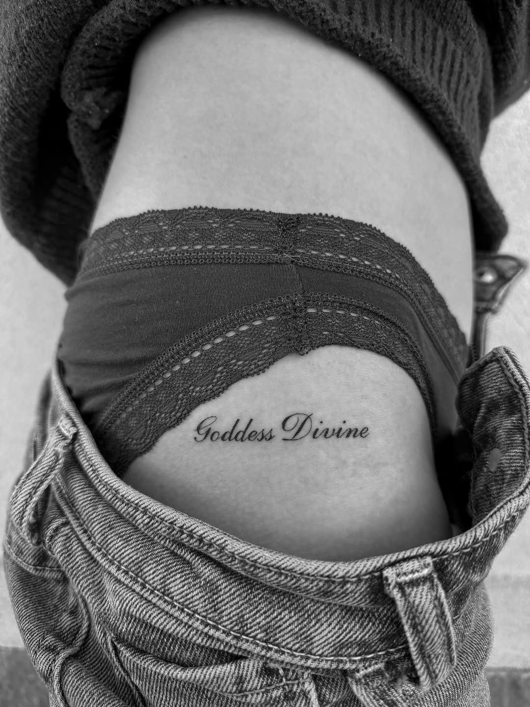 Tattoo by @marked.creativestudios — lettering_script, fine_line