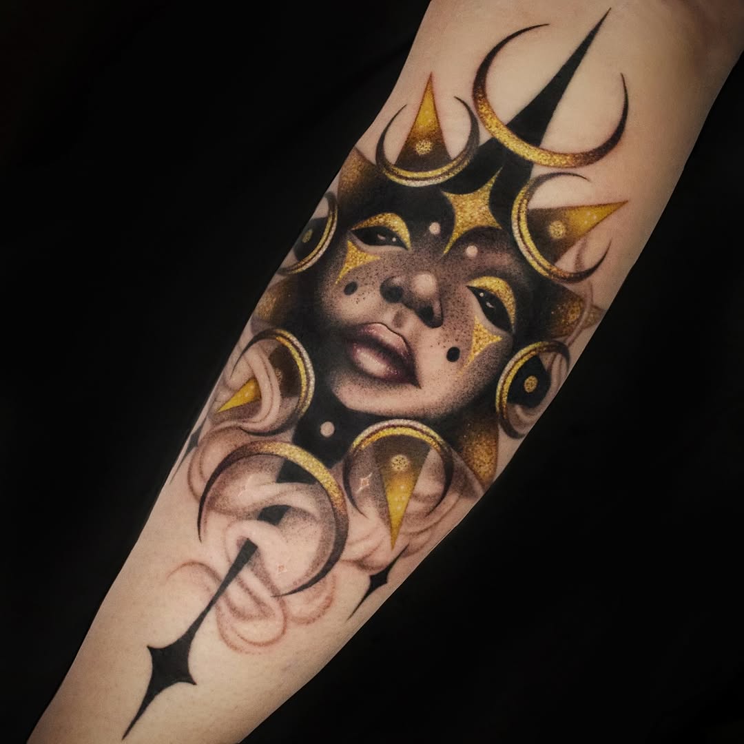 Tattoo by @roobusmoonwitch — illustrative, dark_realism