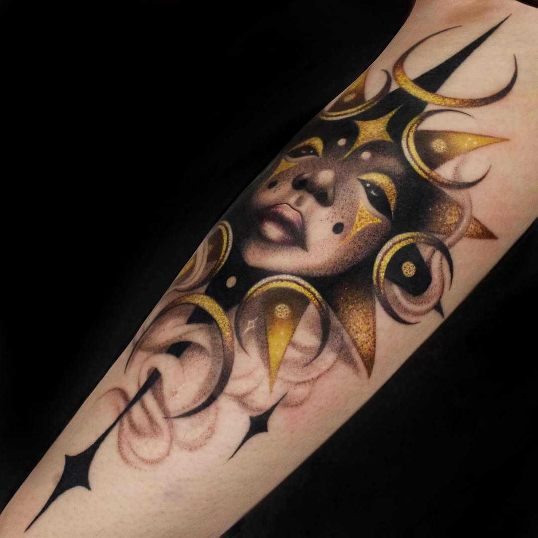 Tattoo by @roobusmoonwitch — realism, illustrative