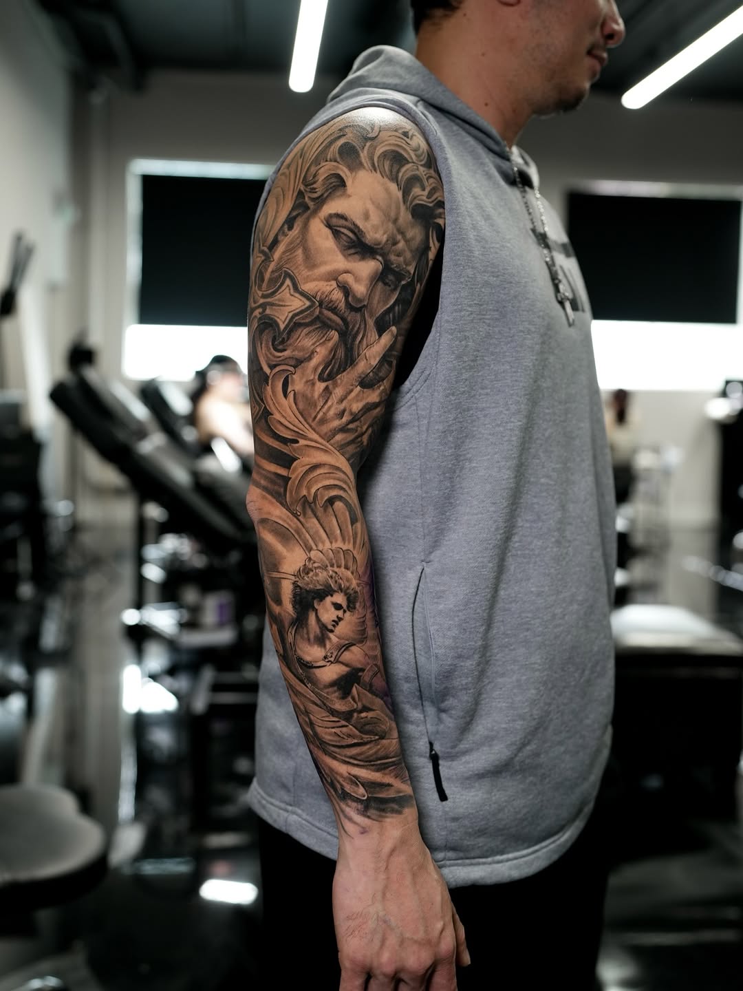 Tattoo by @loi.tattoosj — realism, black_and_grey