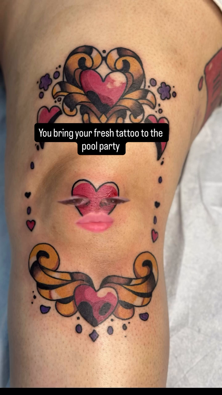 Tattoo by @dungeonfern โ neo_traditional, lettering_script