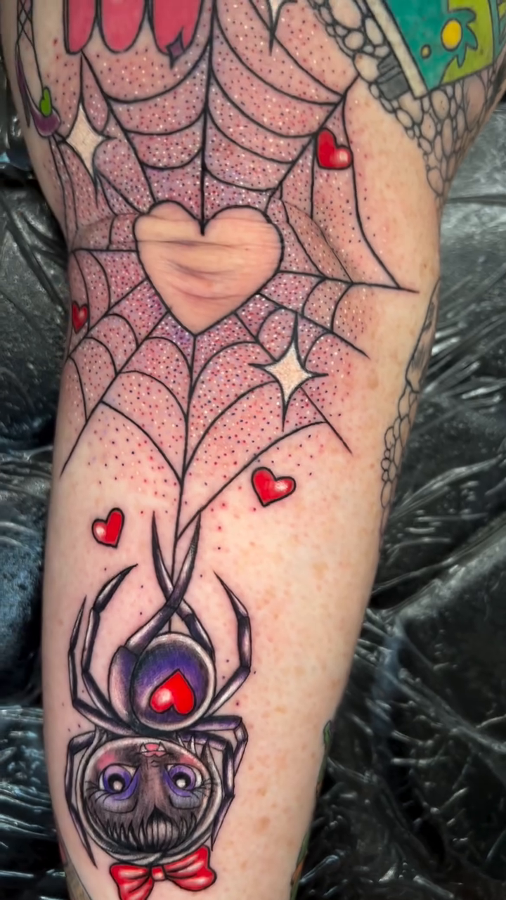 Tattoo by @wicked.witch.of.the.ink — illustrative, new_school
