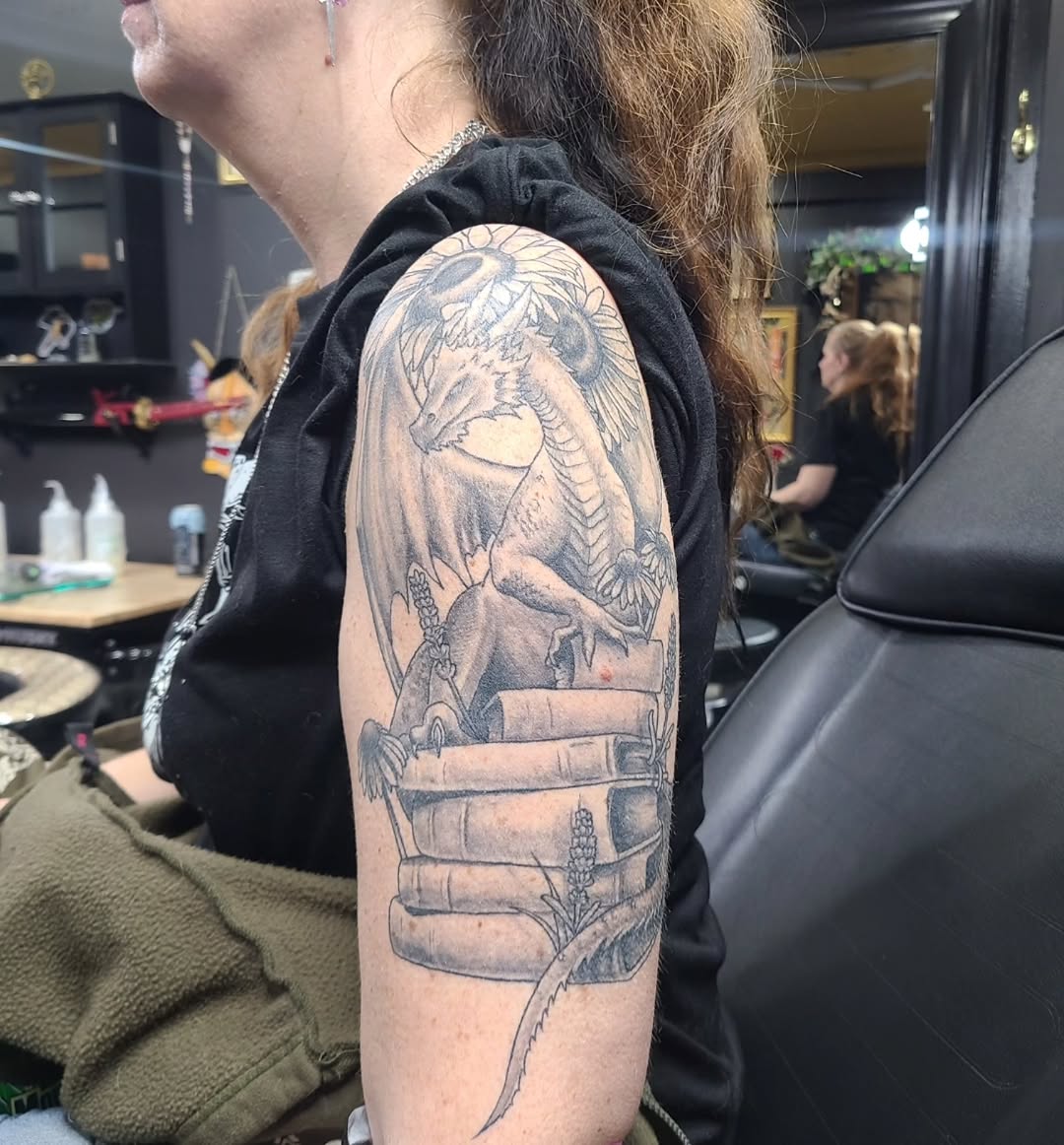 Tattoo by @shmorgue — realism, black_and_grey