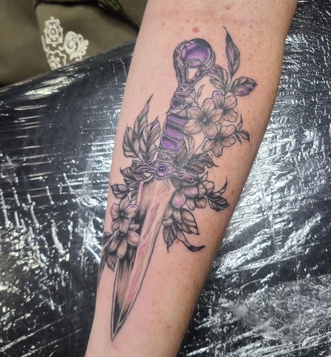 Tattoo by @shmorgue — black_and_grey, realism