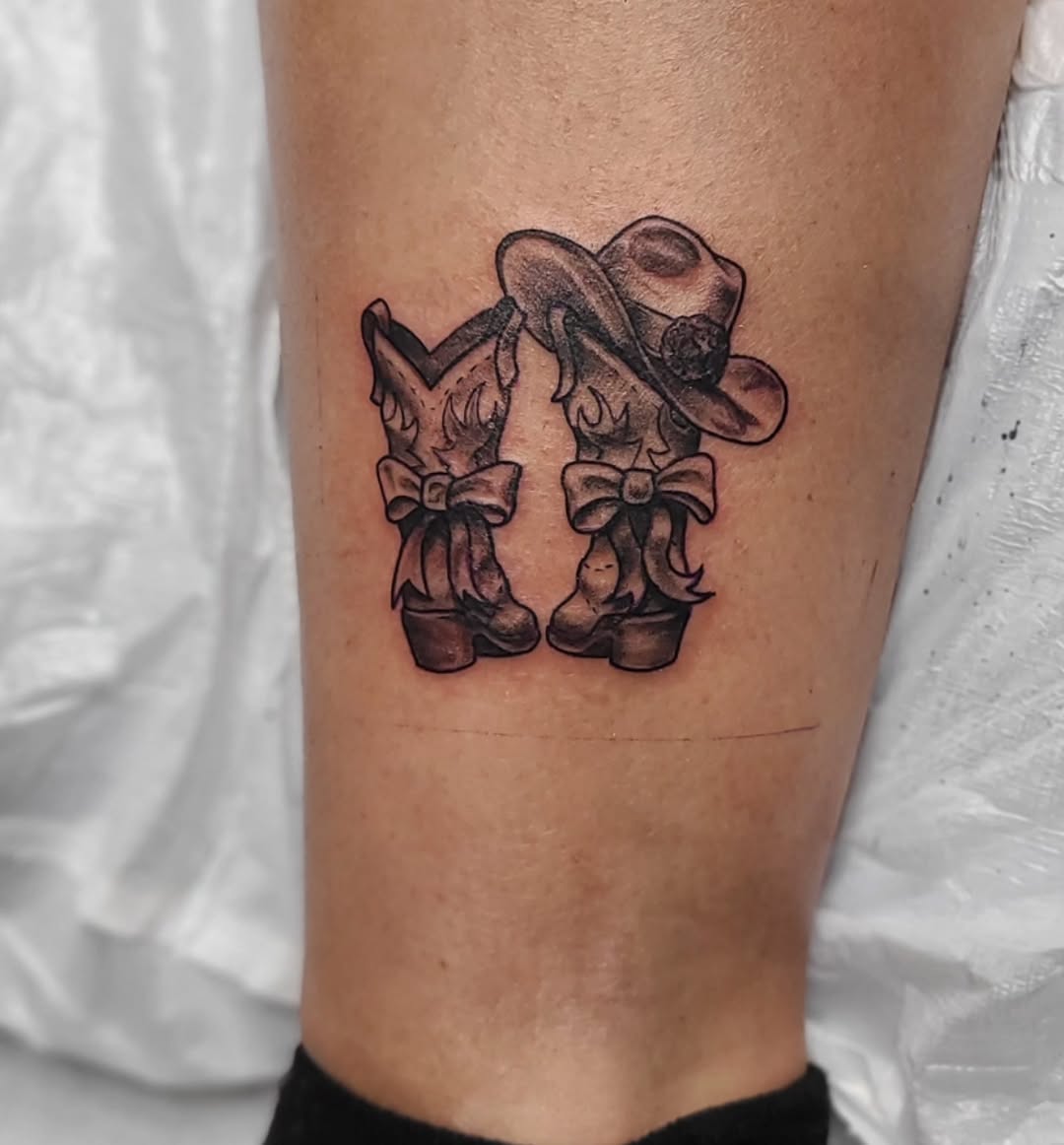 Tattoo by @shmorgue — black_and_grey, realism