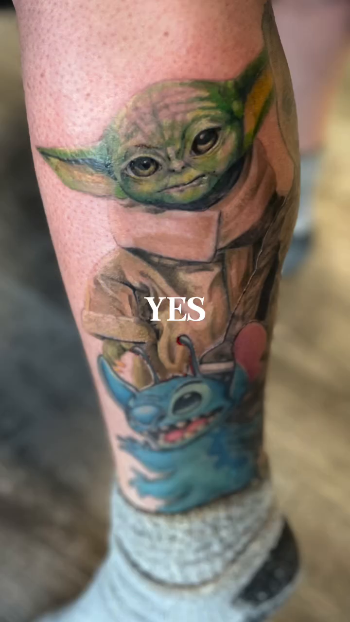Tattoo by @robertdelete — anime, realism