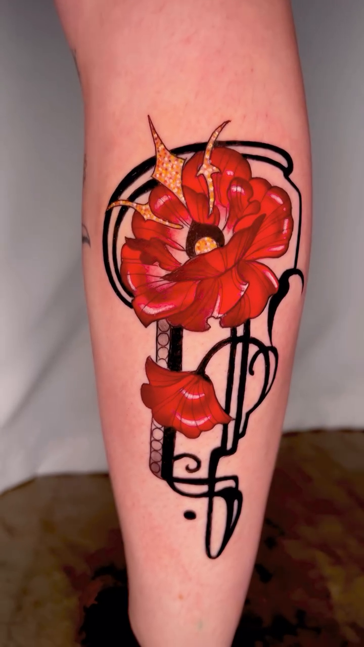 Tattoo by @le_babs — neo_traditional, realism