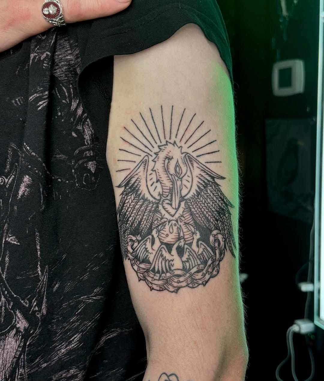 Tattoo by @inkbybugs — black_and_grey