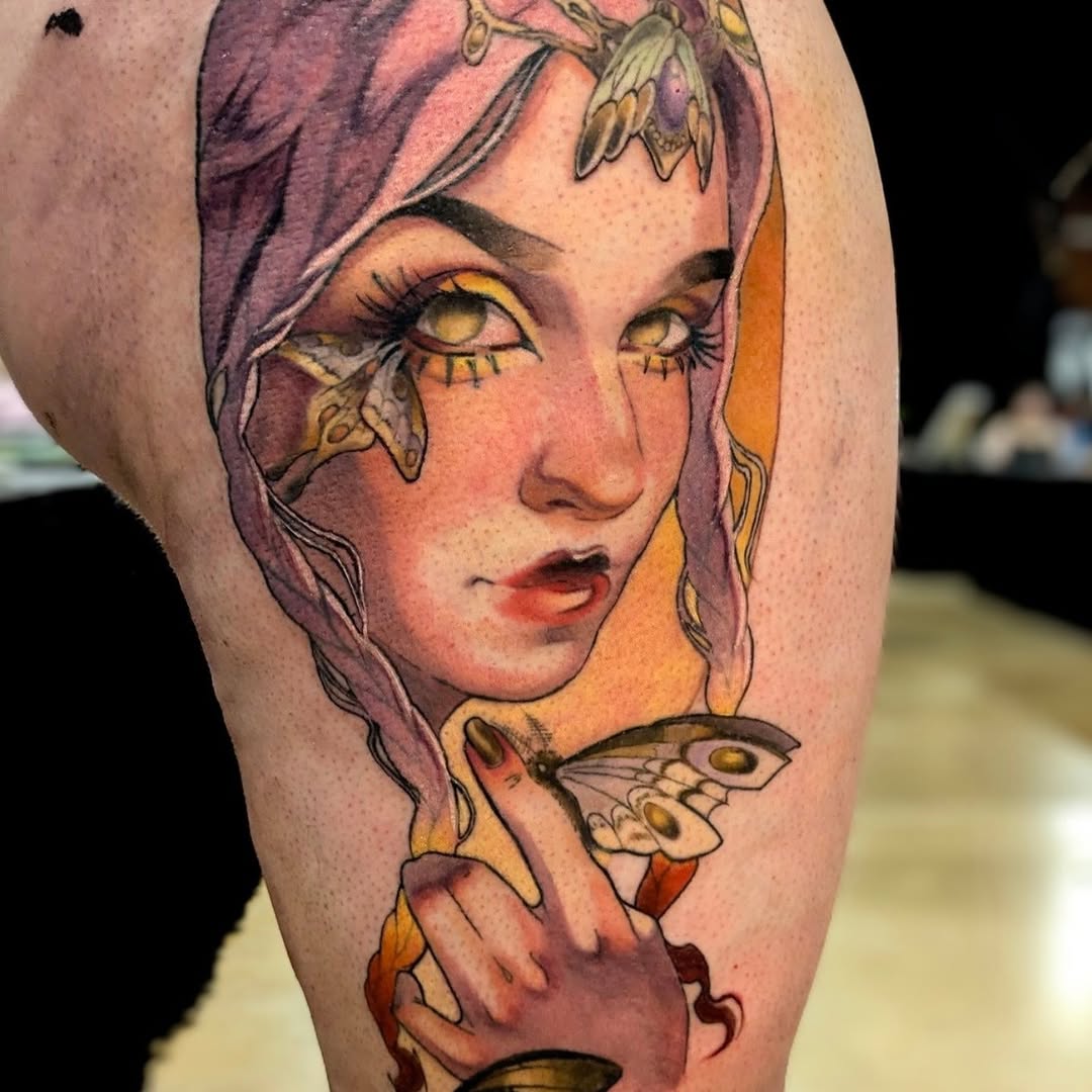 Tattoo by @lahelfowlerart โ illustrative, realism
