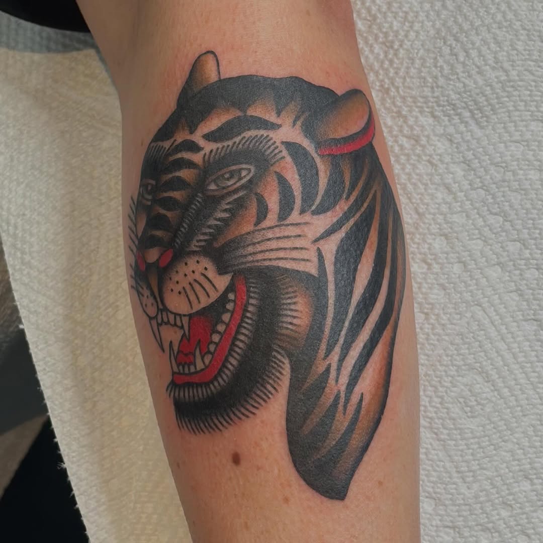 Tattoo by @ryleecoyote โ american_traditional, illustrative