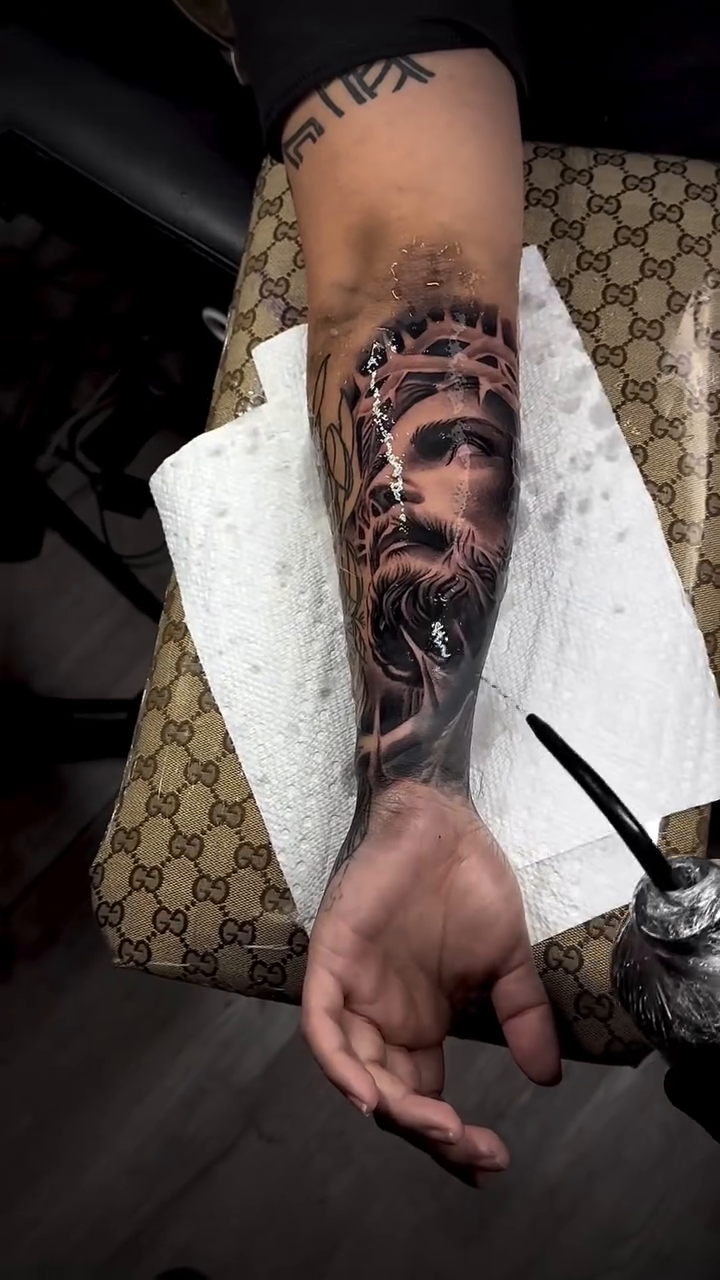 Tattoo by @jettskii_jitt_ — realism, black_and_grey