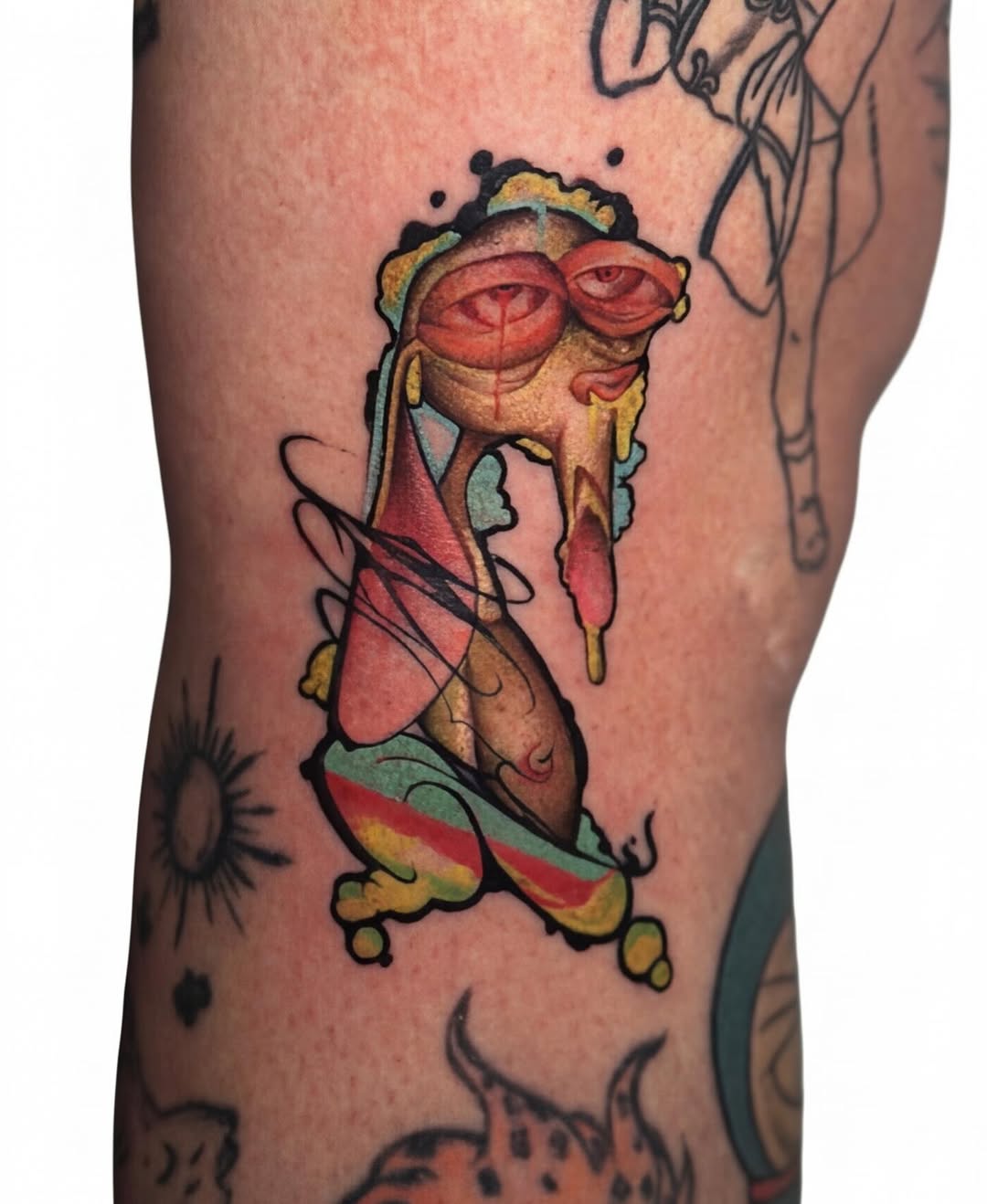 Tattoo by @javitattoo.nyc — new_school, surrealism