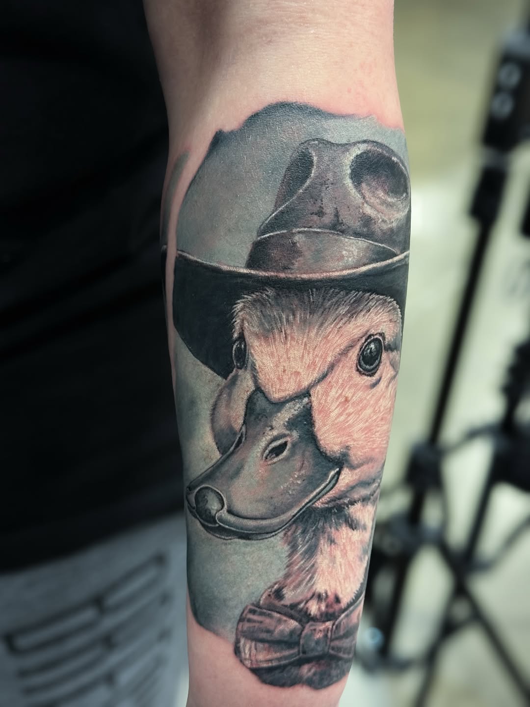 Tattoo by @dima___sova — realism, black_and_grey