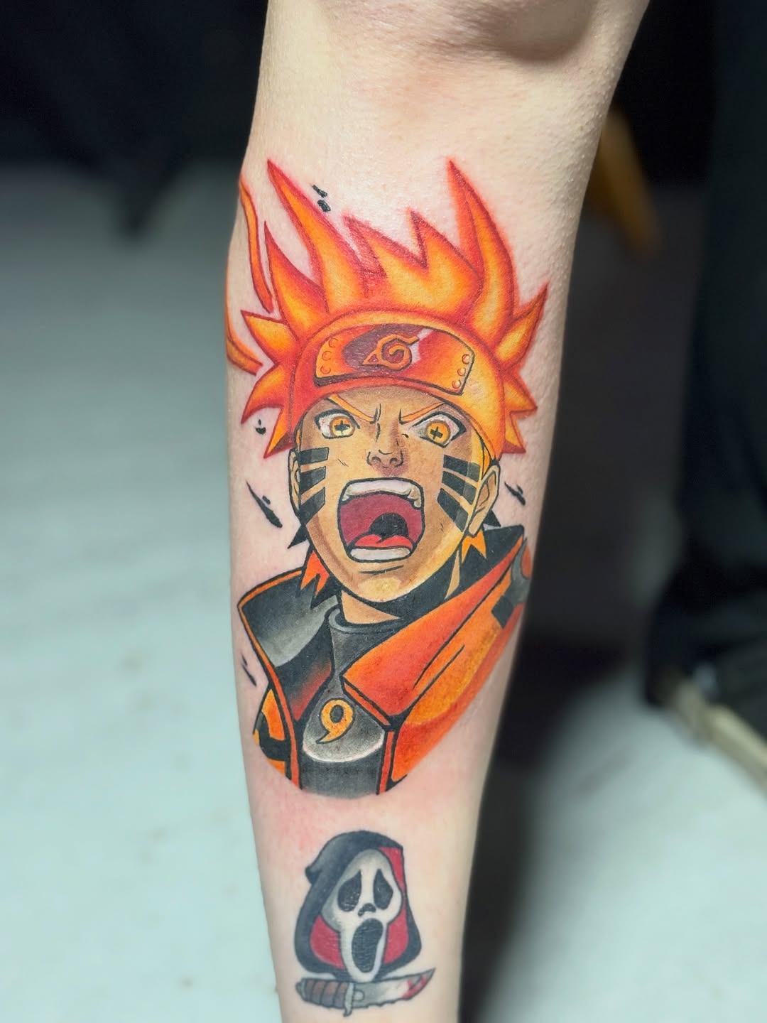 Tattoo by @hhaylayy — anime, new_school