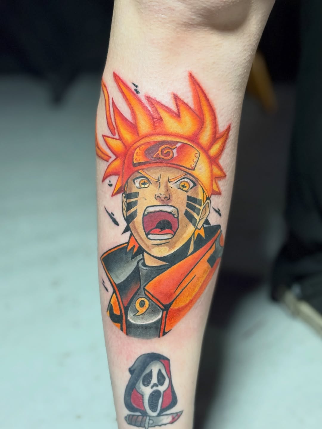 Tattoo by @hhaylayy — anime, new_school