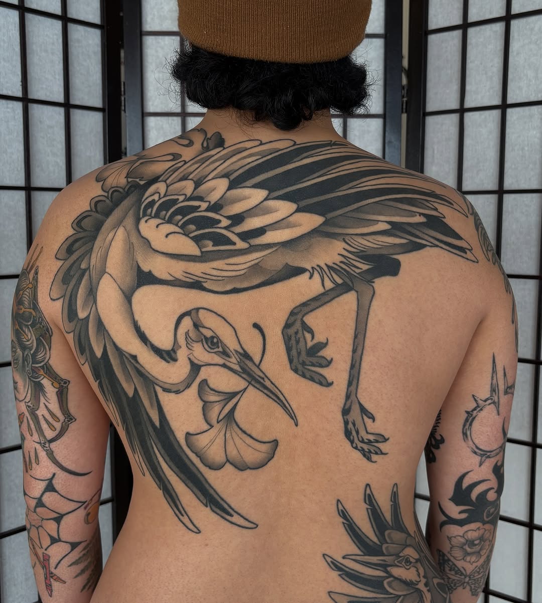 Tattoo by @mirelajade — japanese_irezumi, black_and_grey