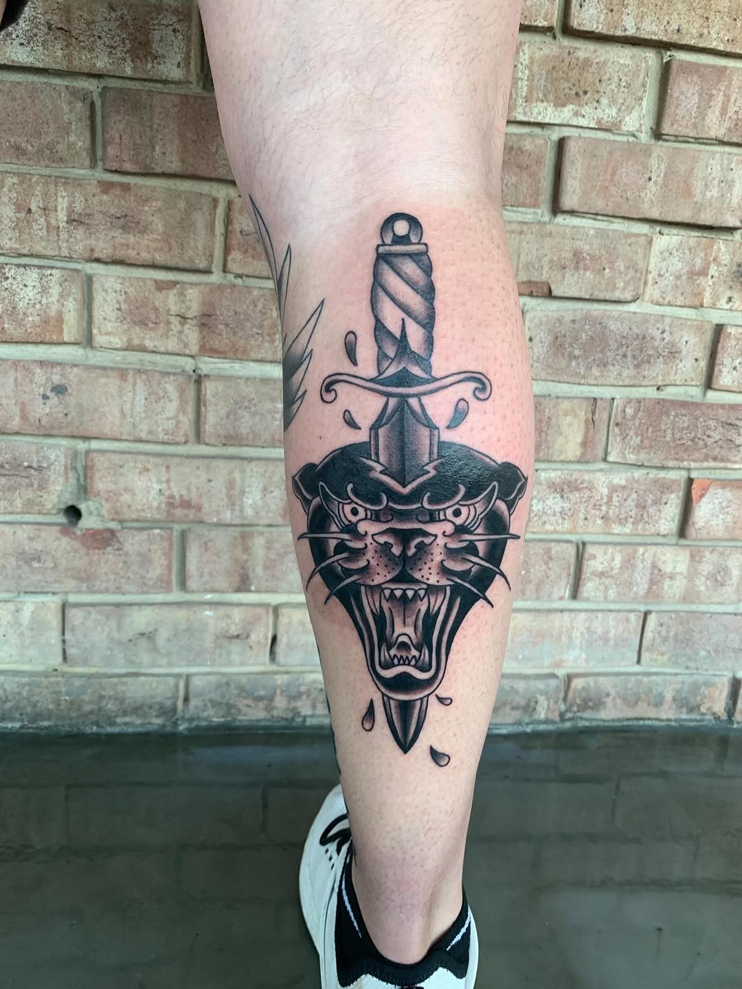 Tattoo by @drowsytattoos — american_traditional, black_and_grey