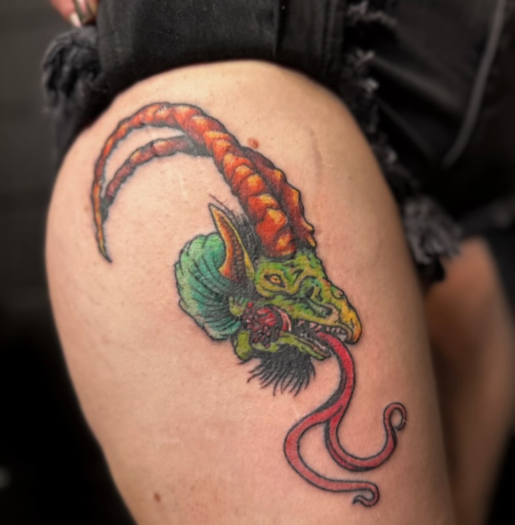 Tattoo by @wizardspire — new_school