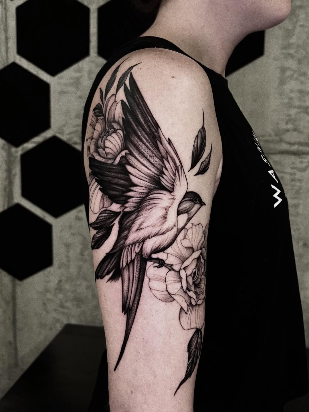 Tattoo by @haileypaetztattoos โ black_and_grey, realism