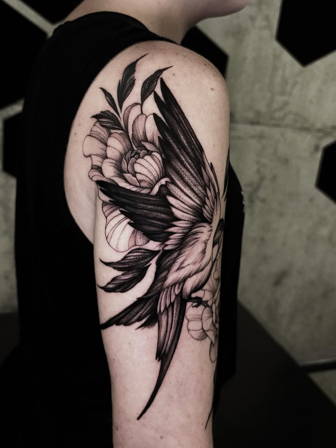 Tattoo by @haileypaetztattoos โ black_and_grey, realism