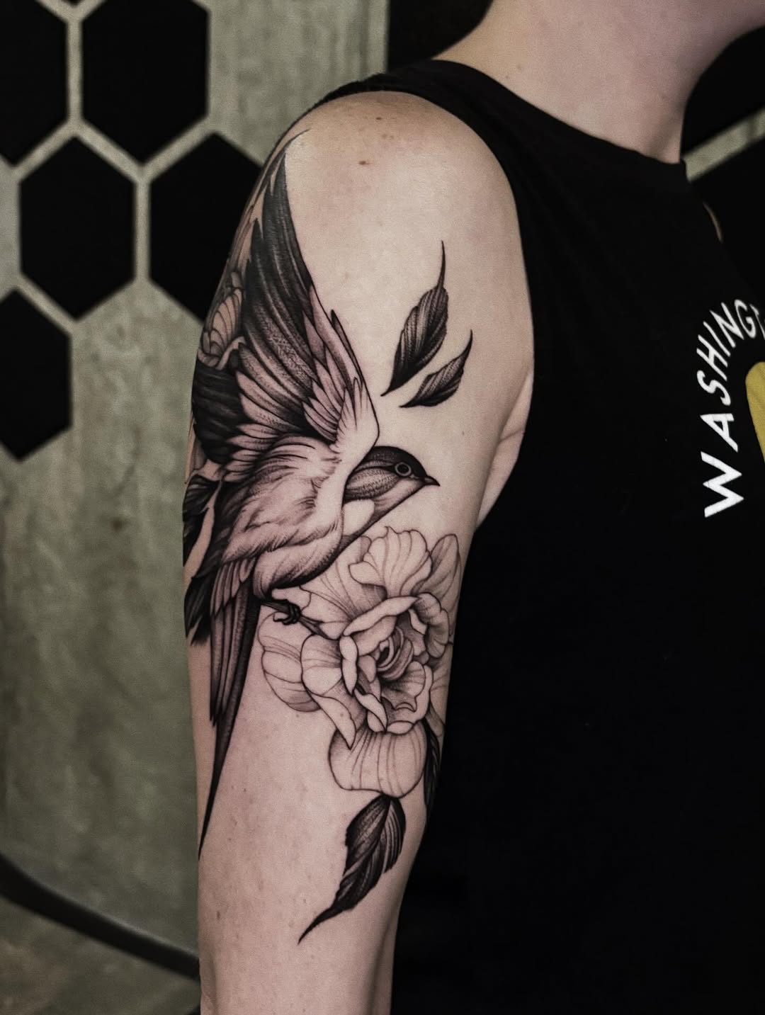 Tattoo by @haileypaetztattoos โ black_and_grey, realism