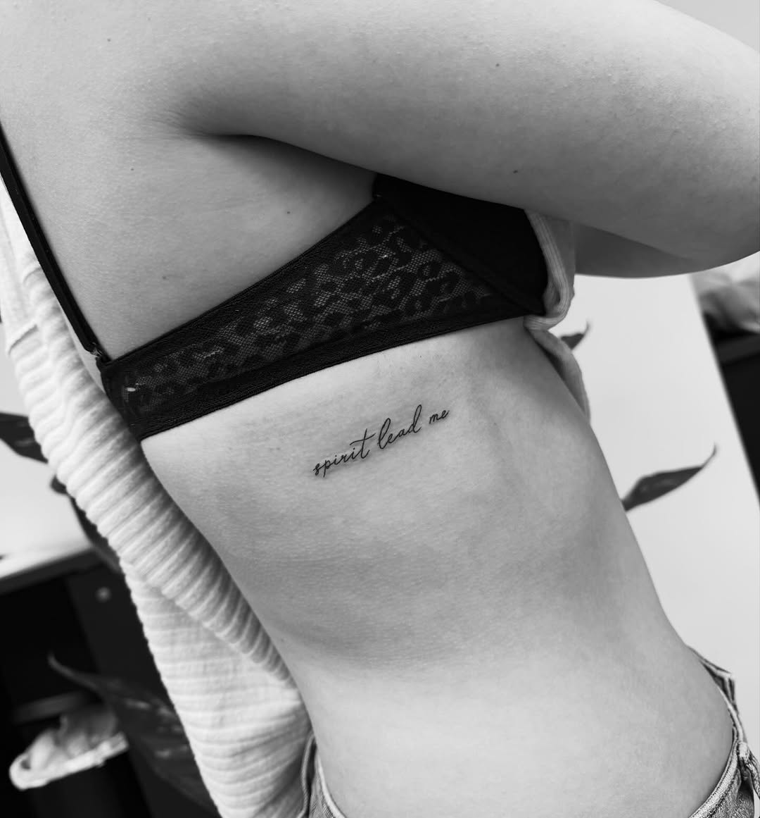 Tattoo by @lina_valentina — lettering_script, fine_line