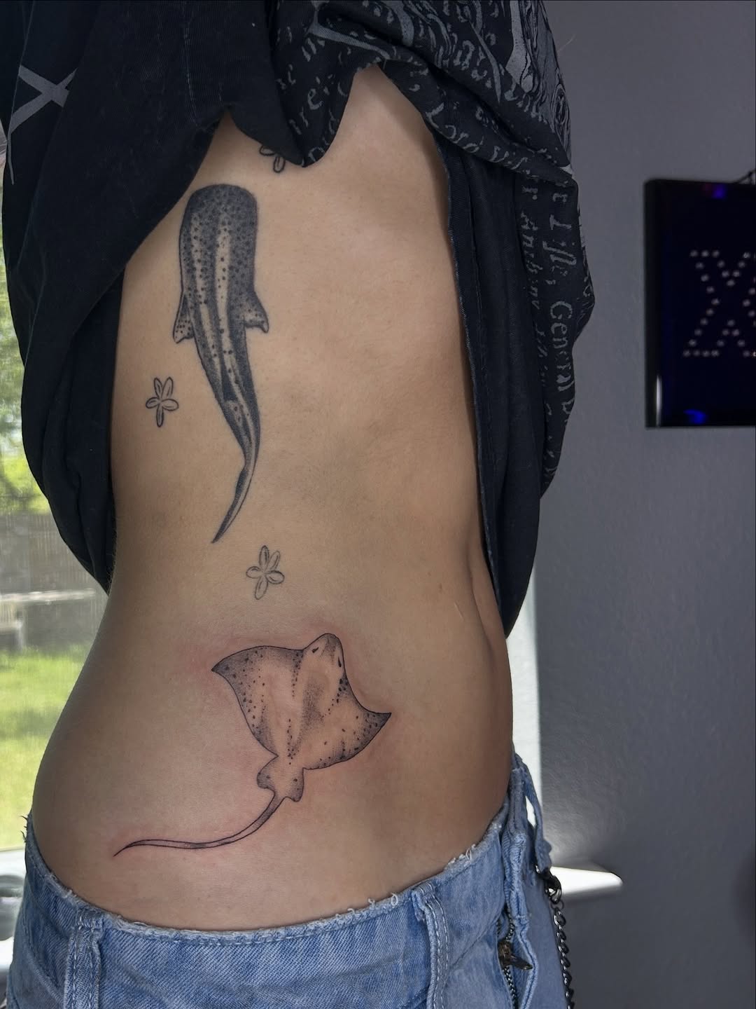 Tattoo by @tattoosbyskyeee โ black_and_grey