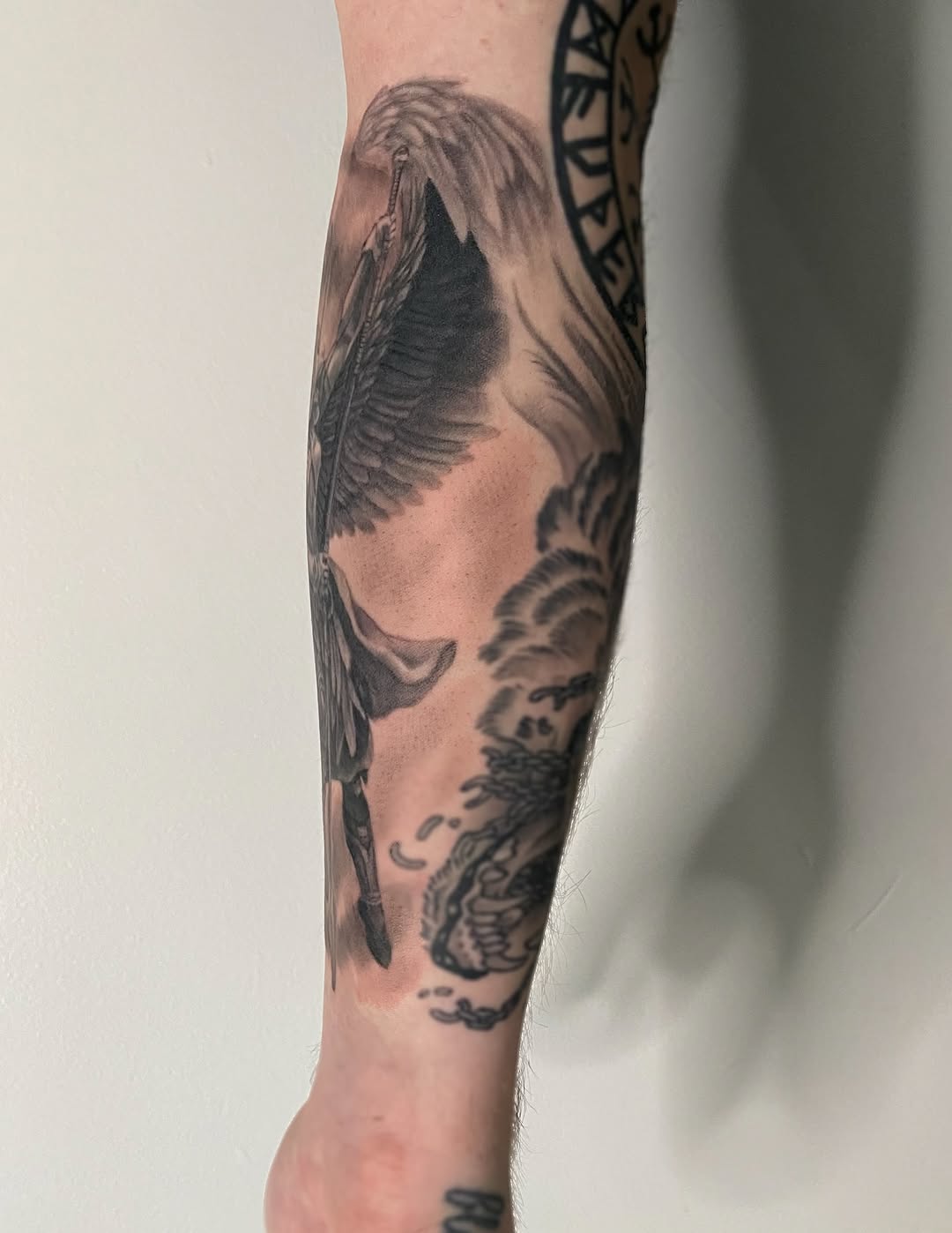 Tattoo by @ronangibney — realism, black_and_grey