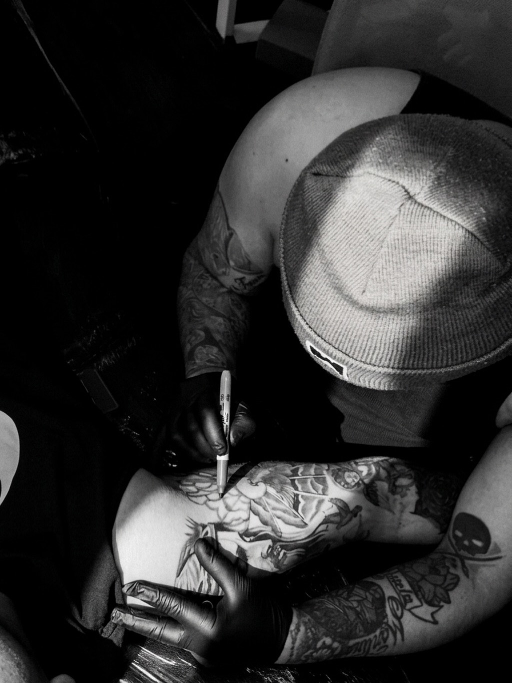 Tattoo by @inkxirv — realism, black_and_grey