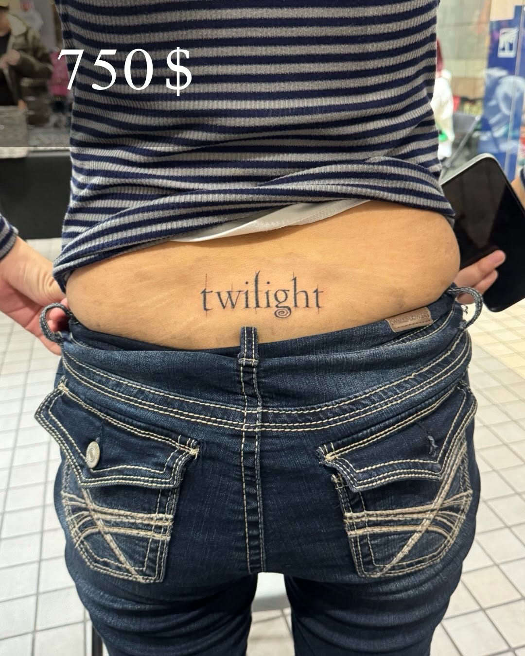 Tattoo by @necultra.tattoo — lettering_script, fine_line