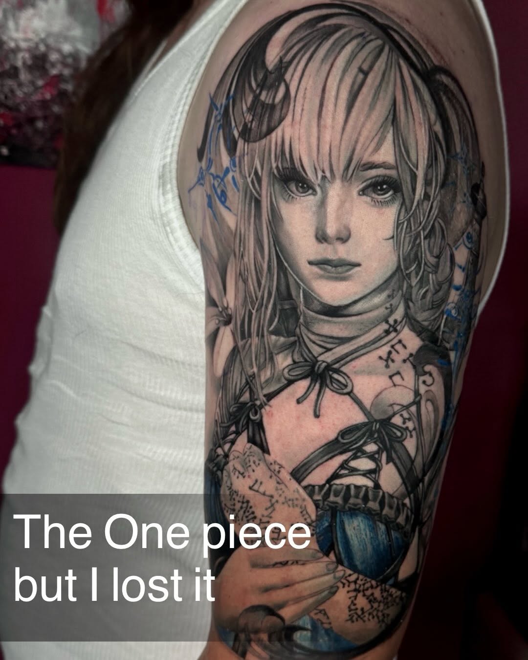 Tattoo by @necultra.tattoo — realism, anime