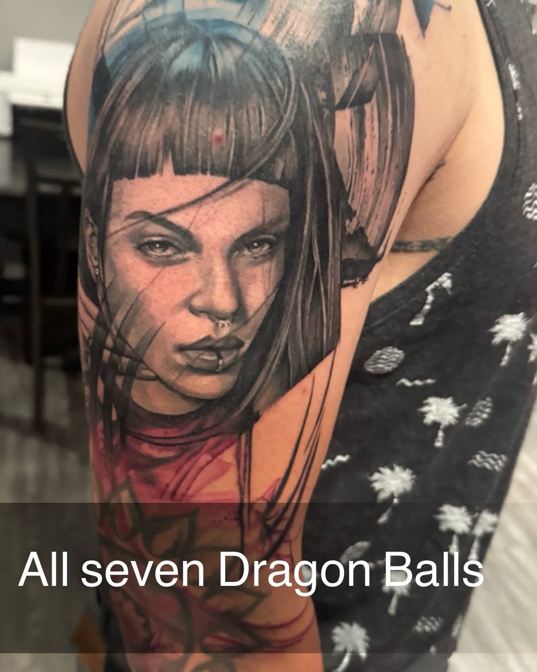 Tattoo by @necultra.tattoo — realism, black_and_grey