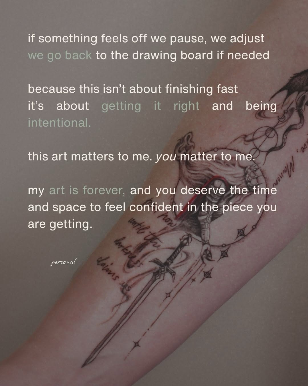 Tattoo by @harperzimmerink — lettering_script
