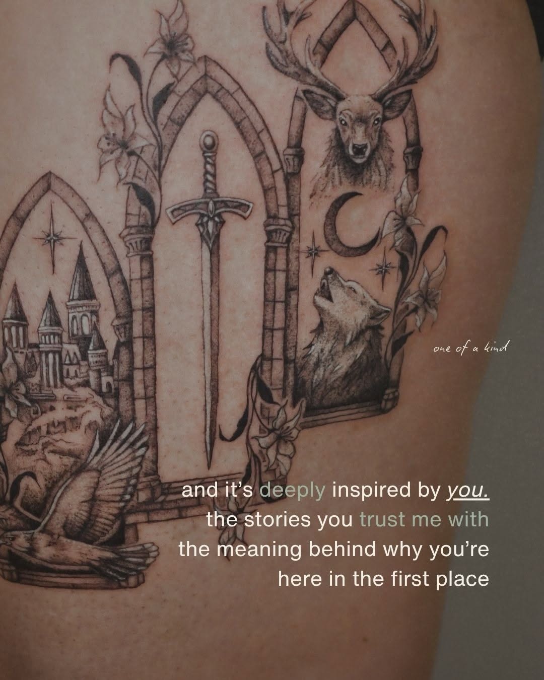 Tattoo by @harperzimmerink — black_and_grey