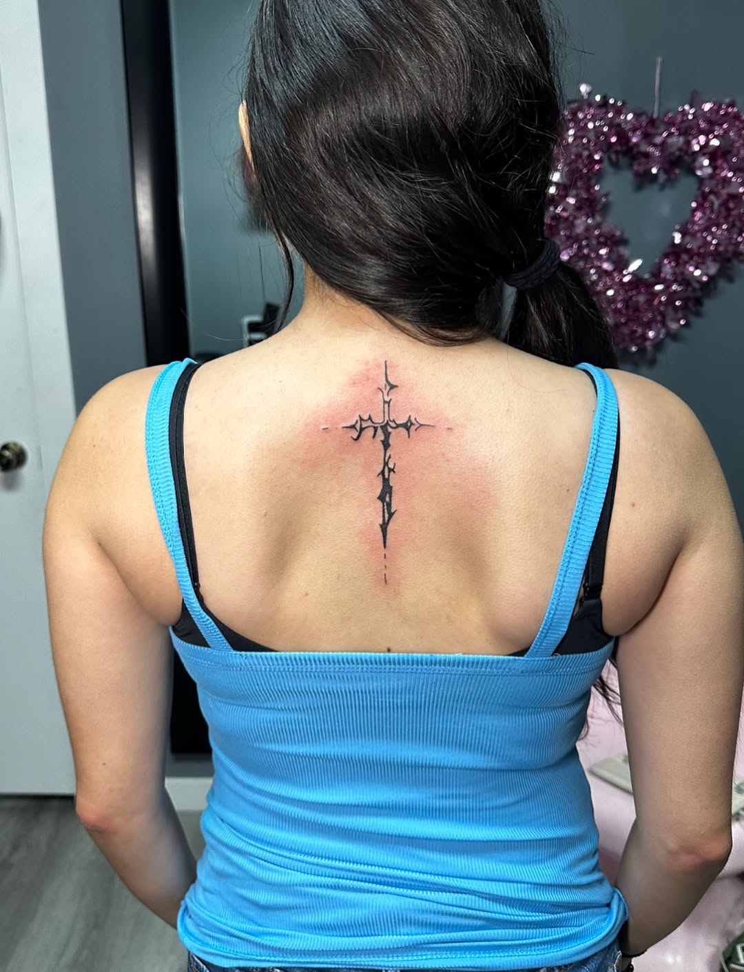 Tattoo by @lupita_inkk — blackwork