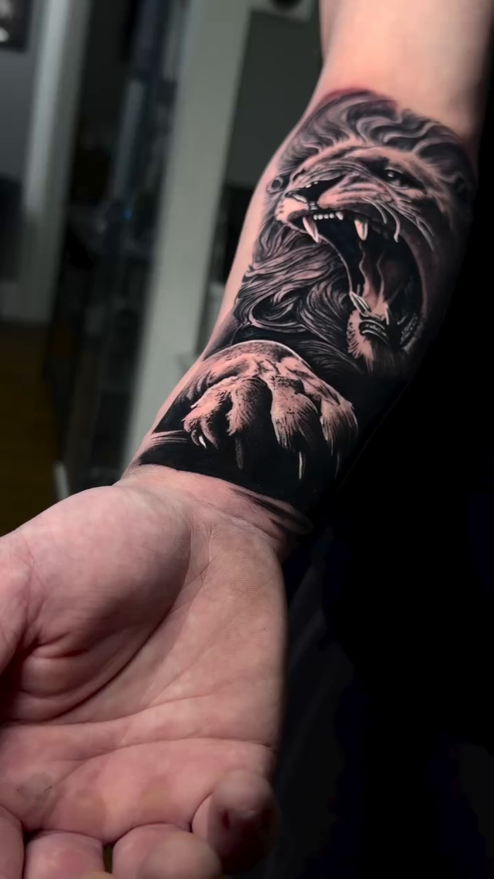 Tattoo by @calebcoleyy — realism, black_and_grey