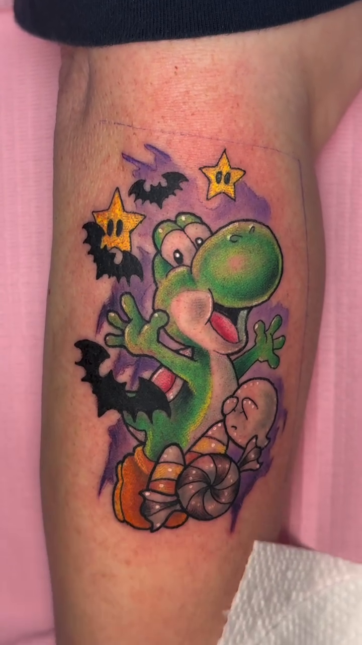 Tattoo by @erintattoos — new_school
