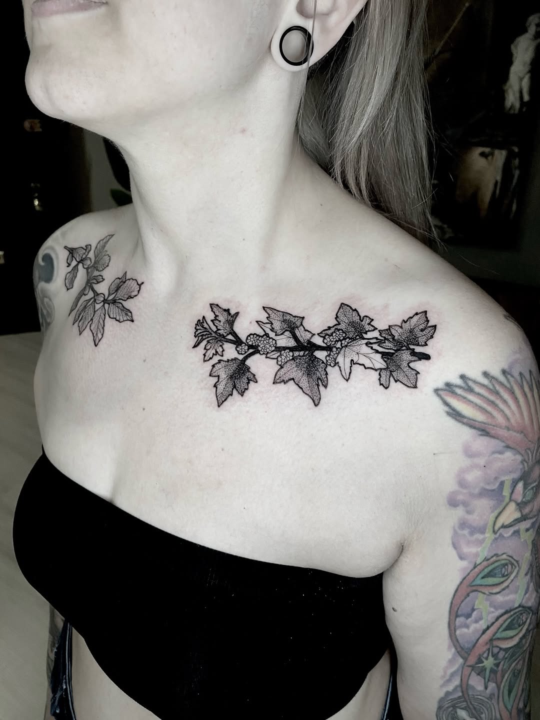 Tattoo by @therowanstarr โ dotwork, fine_line