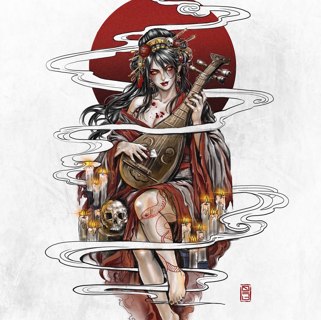 Tattoo by @migeon_tattoo — japanese_irezumi, realism