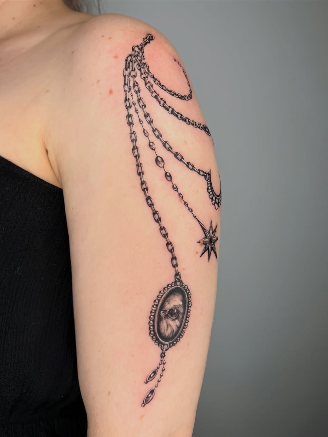 Tattoo by @loorrnn — black_and_grey, realism