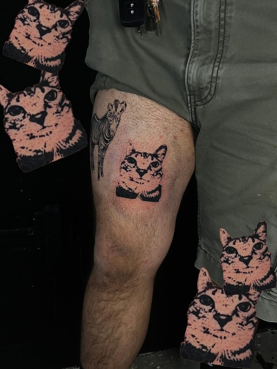 Tattoo by @permanentsticker — black_and_grey, realism