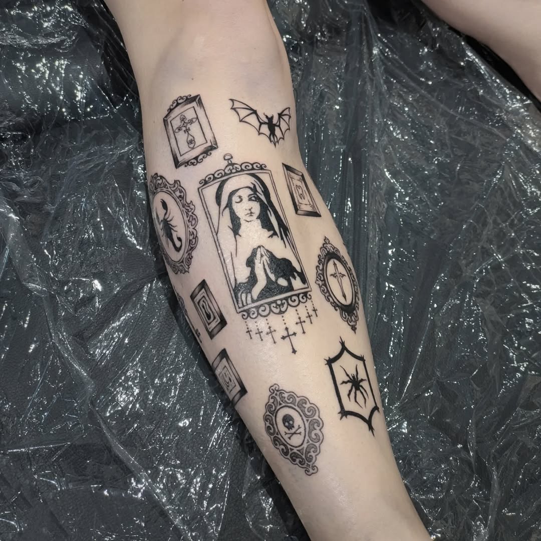 Tattoo by @elstattoos — black_and_grey, illustrative