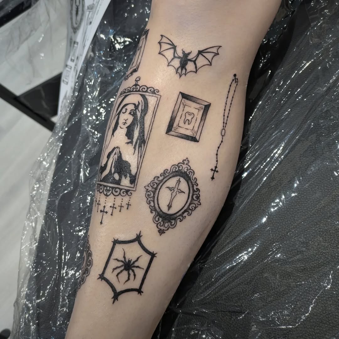 Tattoo by @elstattoos — black_and_grey, illustrative