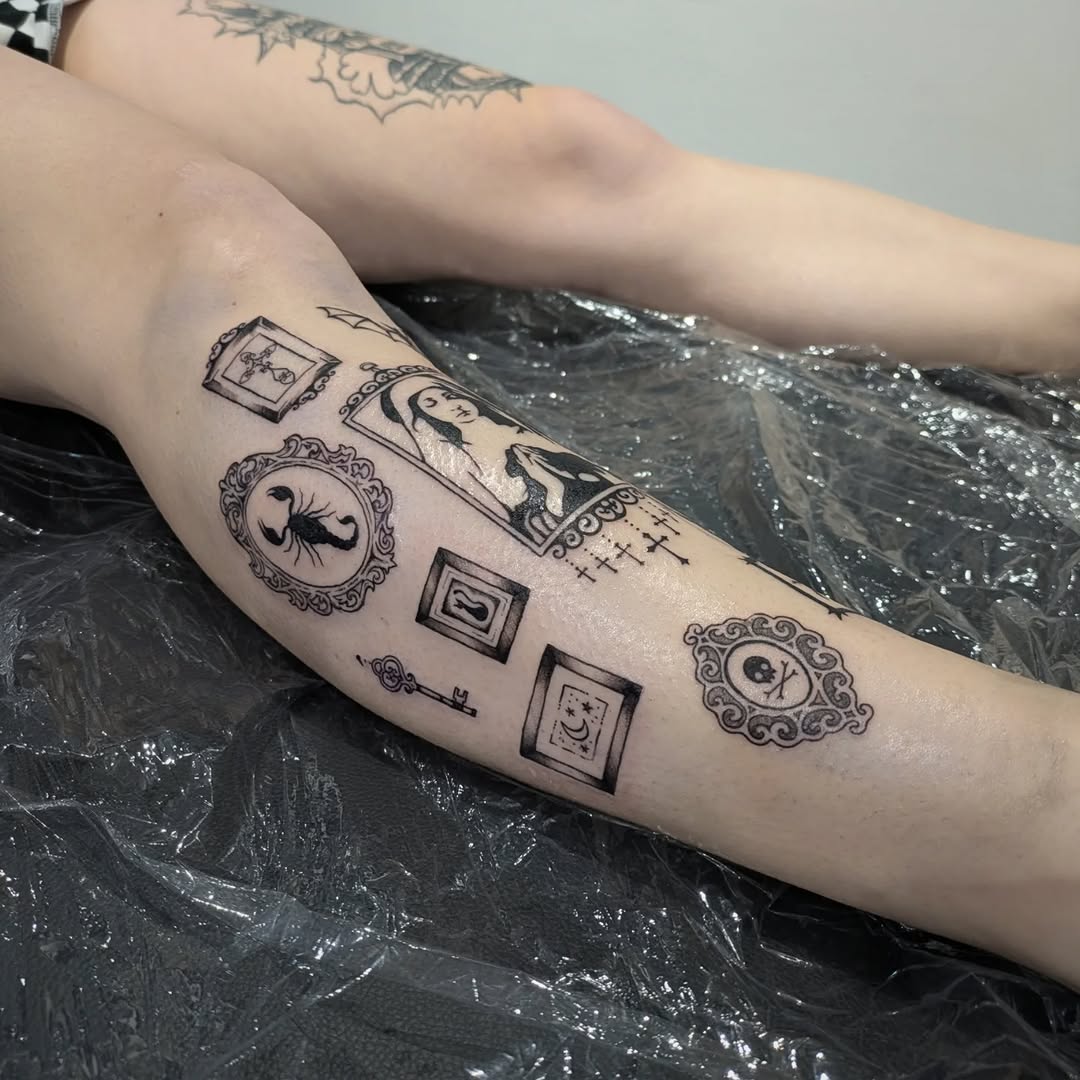Tattoo by @elstattoos — fine_line, black_and_grey